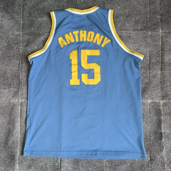 Men's Vintage Nike Rewind Denver Nuggets Carmelo Anthony Swingman Jersey Sz XL - Picture 4 of 4
